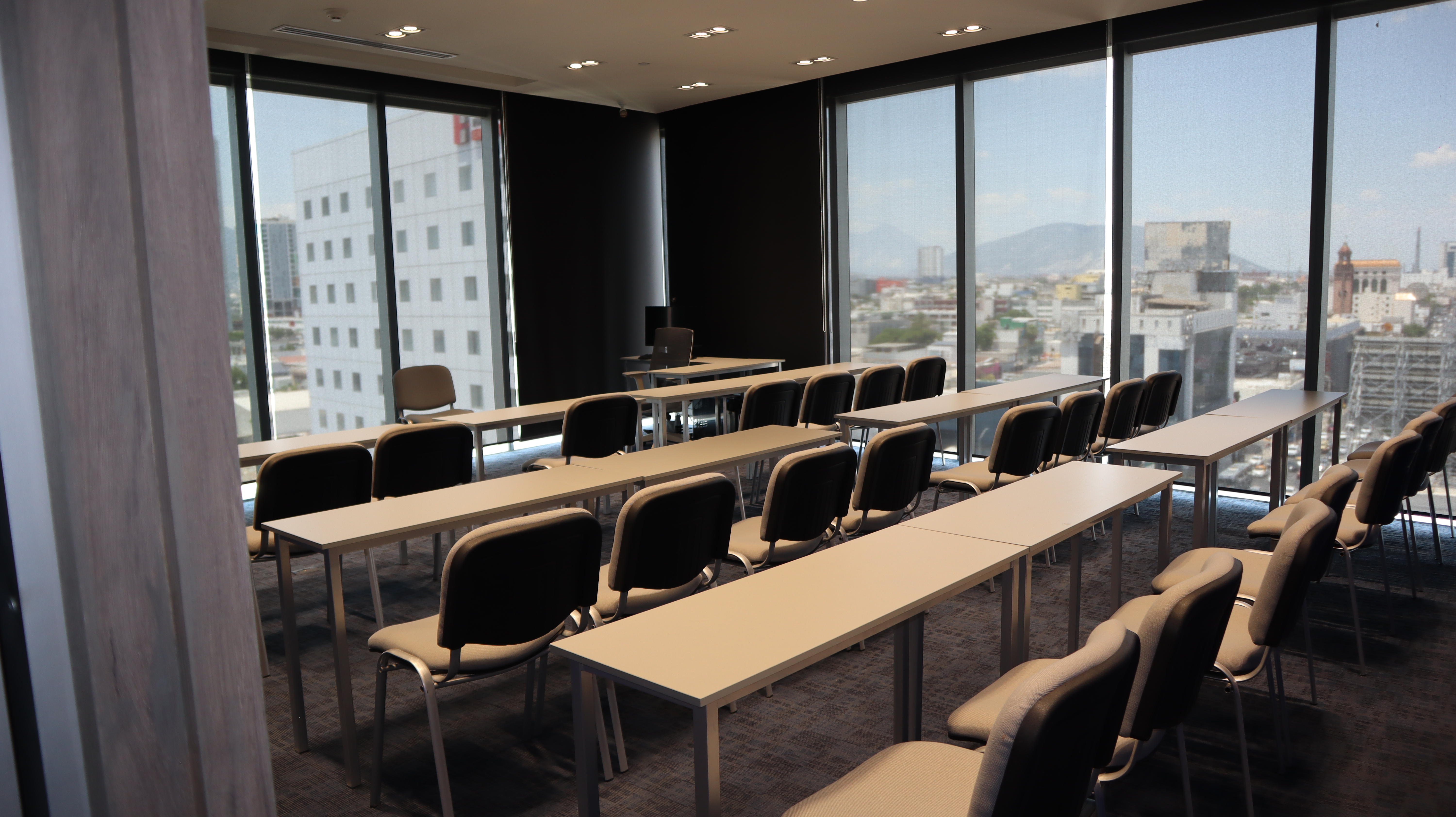Aula en configuración de filas